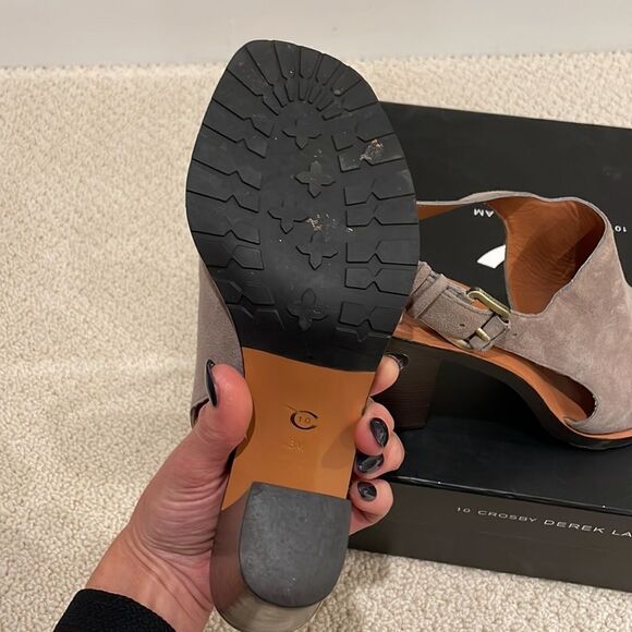 EUC Derek Lam Crosby Jemina Sz. 9 Graphite Kid Suede - Picture 7 of 8